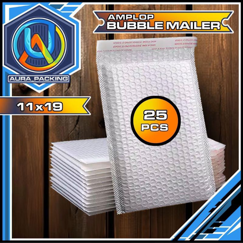 

AMPLOP BUBBLE MAILER 11 X 19 PERPACK ISI 25 PCS