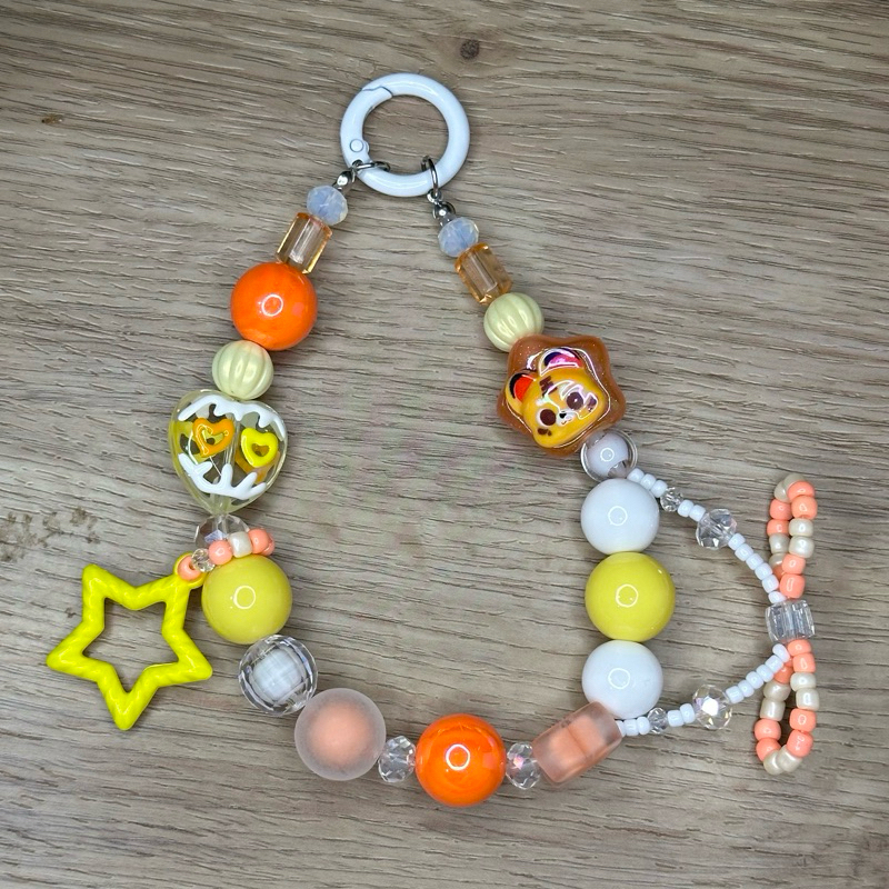 phone strap / keychain Orange Tiger Horangi