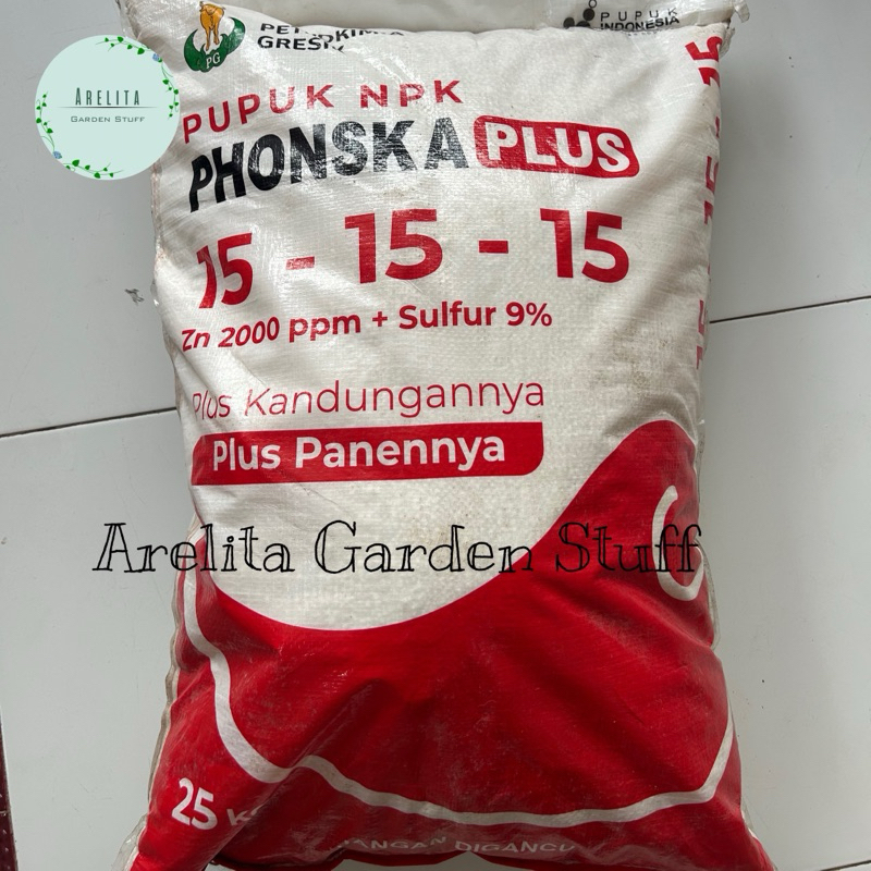 Pupuk NPK 15-15-15 Phonska Plus 25kg