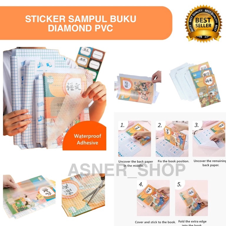 

Come STIKER PVC FILM SAMPUL BUKU PERLINDUNG BUKU PLASTIK TEKSTIL ISI 1 LEMBAR TAHAN AIR