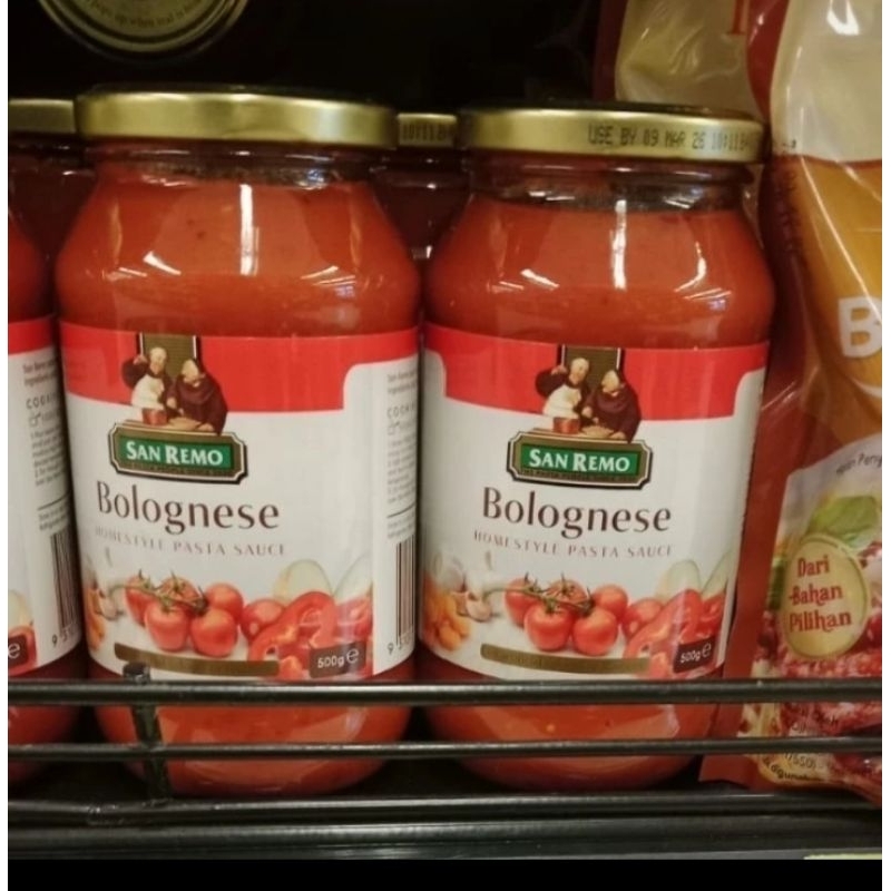 

San Remo pasta saus sauce bolognese 500gr