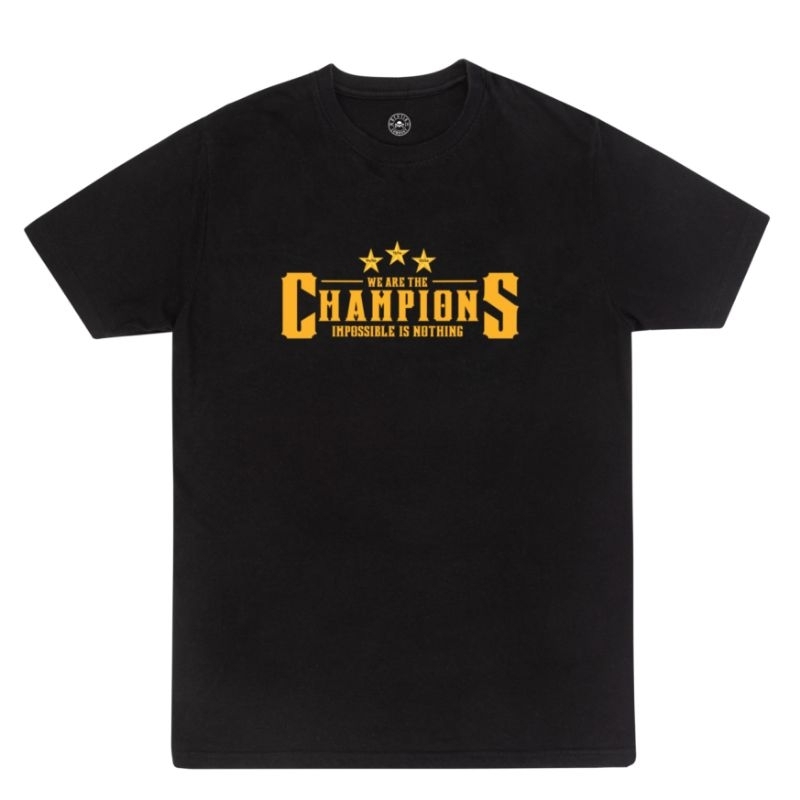 Tshirt Persib Champions 3 Stars | Black | Beutik Company