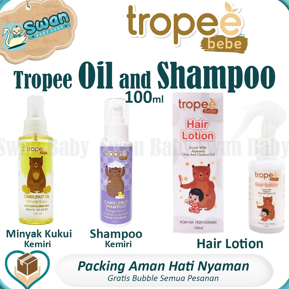 

Tropee Bebe Oil and Shampoo O Minyak Kemiri Candlenut Shampo Kemiri