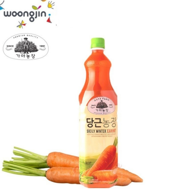 

WOONGJIN Carrot Flavour Drink/Minuman Rasa Wortel 1500ml