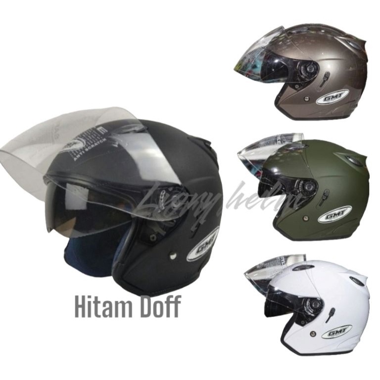 Paling Diminati HELM SEPEDA MOTOR HELM HA FACE GMTHELM DOUBLE VISORHELM MOTOR SNIHELM MURAHHELM PRIA