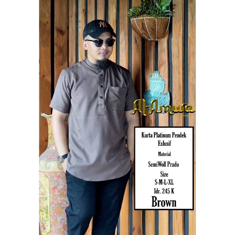 Kemeja Koko Pria - Kurta Pakistan - Busana Muslim Pria - Baju Sholat - Baju Koko Premium