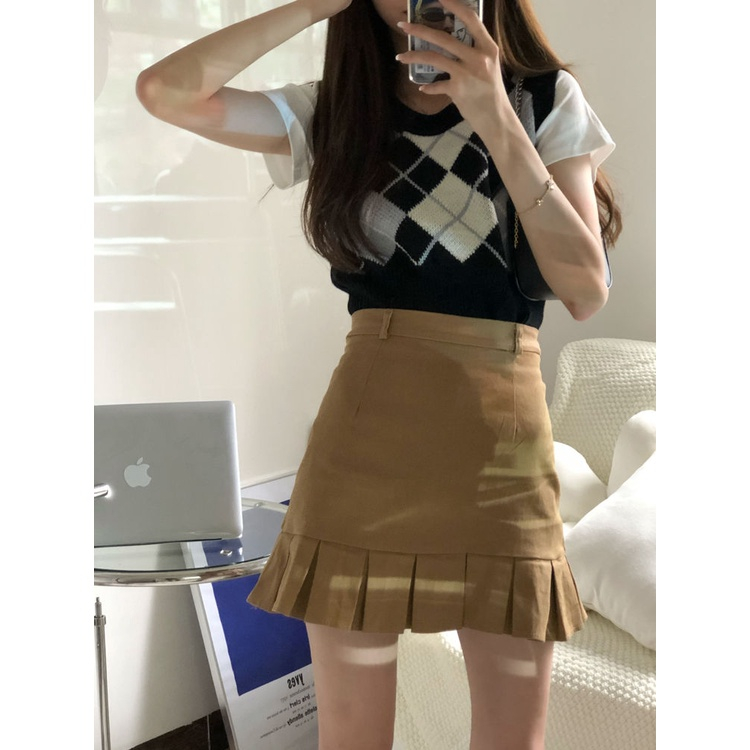 Alice Rok Pendek Lipit Korea [M028]