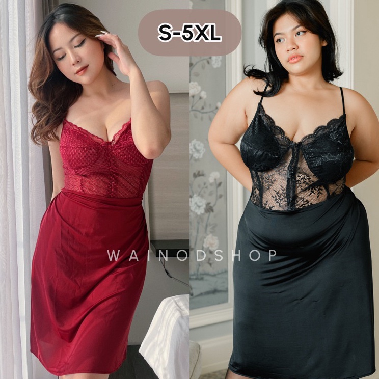 ZOEY  CUP S5XL lingerie dress  WAINOD X PLUFFYS