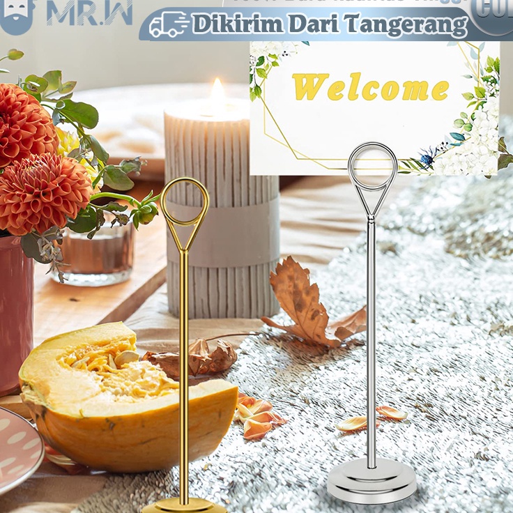 

Modern Stainless Tiang Nomor MejaMenu StandTable Number Holder StandTatakan Holder Foto Price Tag