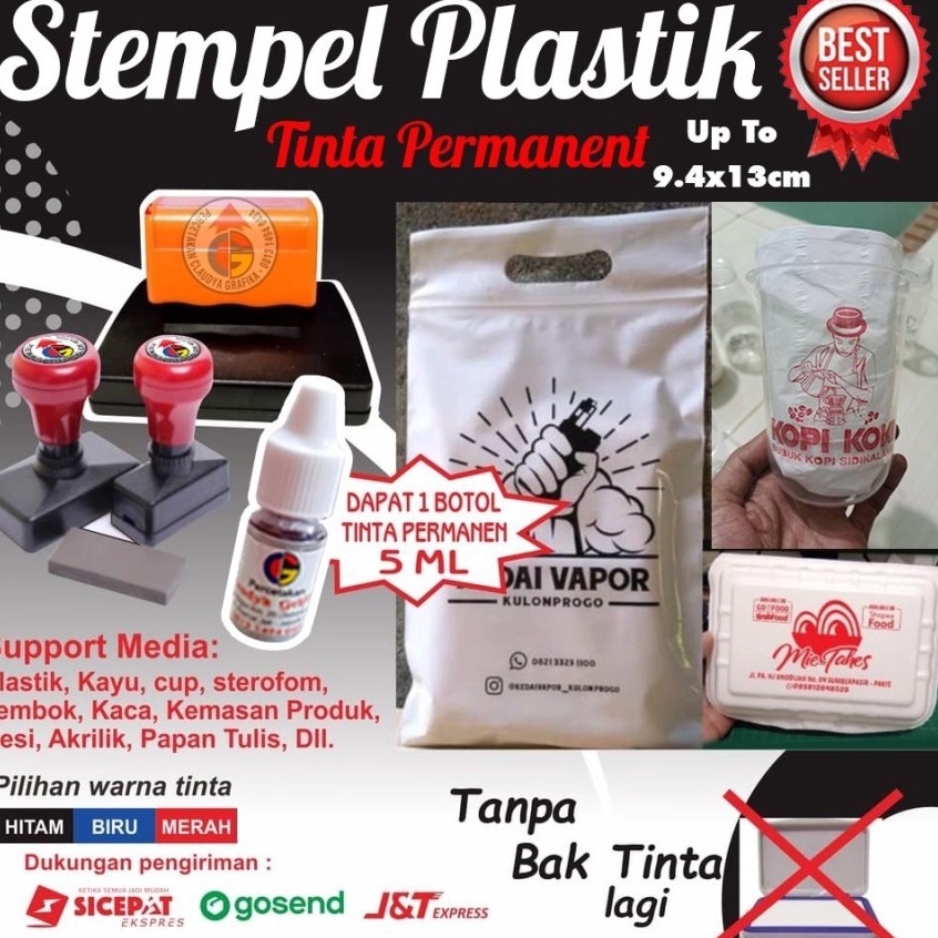 

Stempel Plastik Sterofoam Cup Tinta