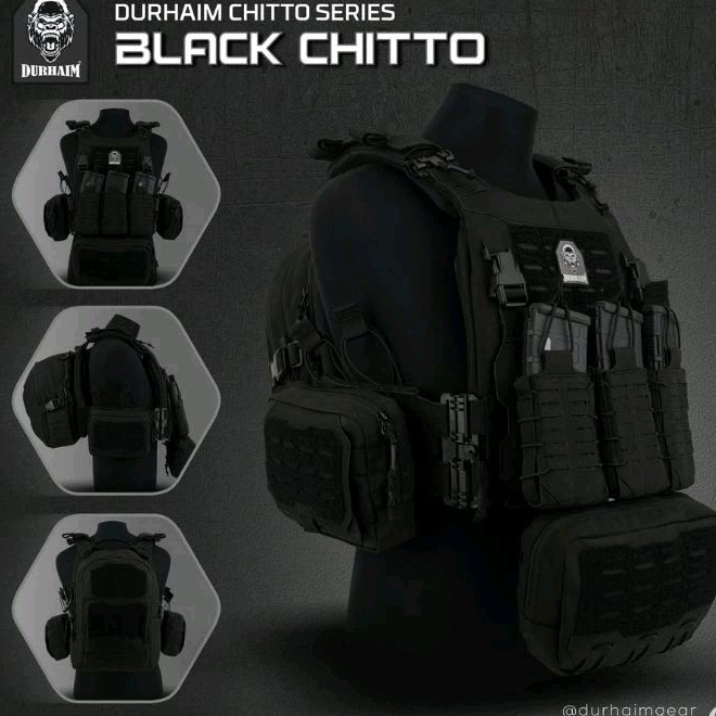 Bodyvest Black Chetto original Durhaim