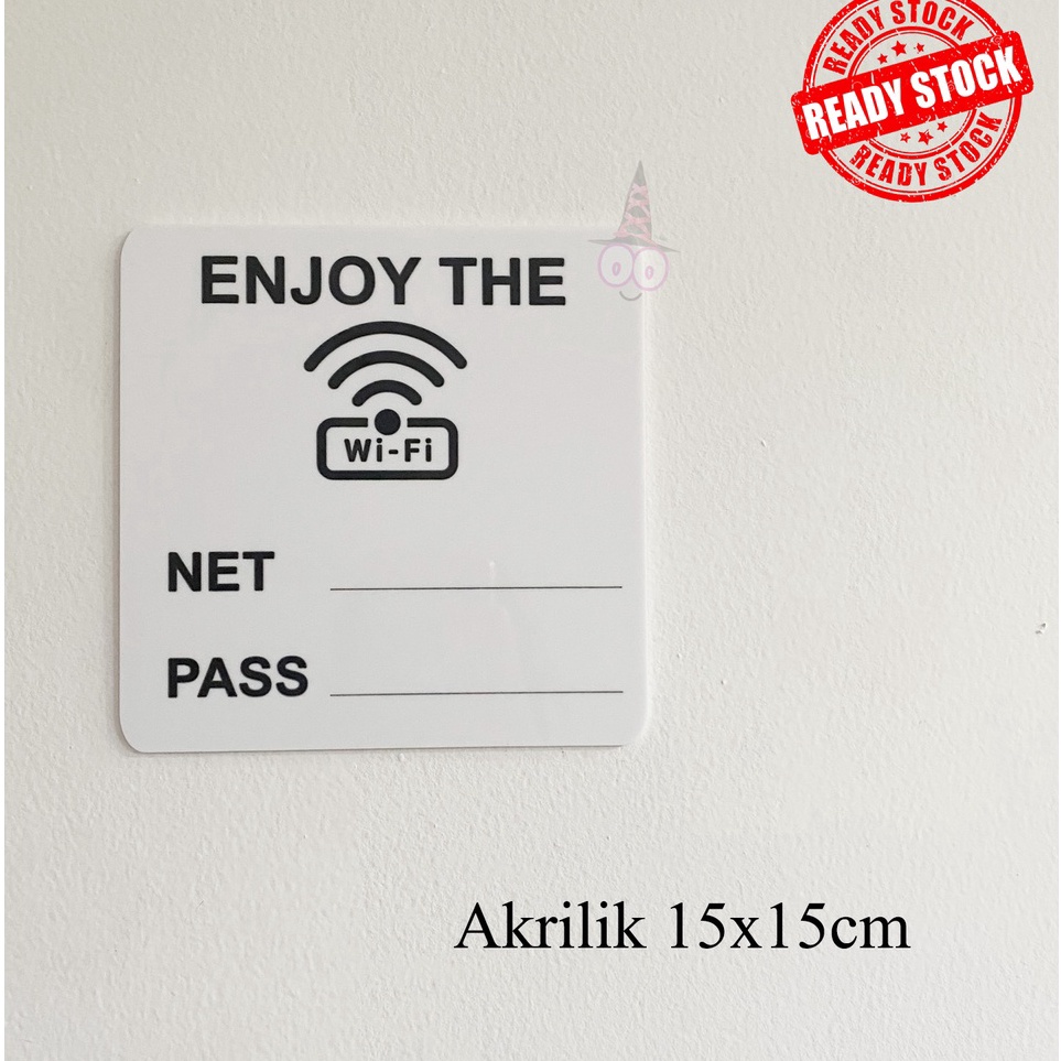 

Produk Keren Wifi Sign Board Akrilik Papan Tanda Wifi Tanda Label Wifi