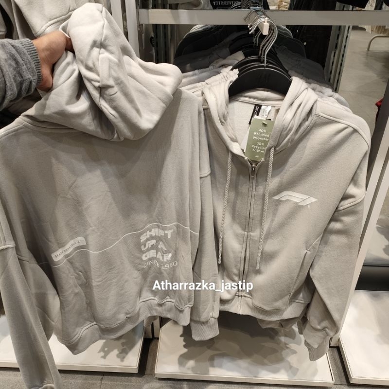 Hoodie Zipper H&M Women Formula 1 jastip jasa titip