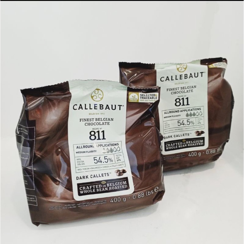 

BARRY CALLEBAUT DARK CALLETS 54,5% 811 FINEST BELGIAN CHOCOLATE