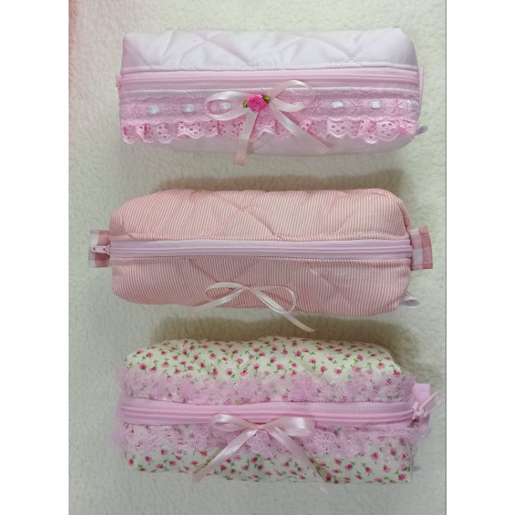 

Quilting Pencil Case Tempat Pensil Coquetta