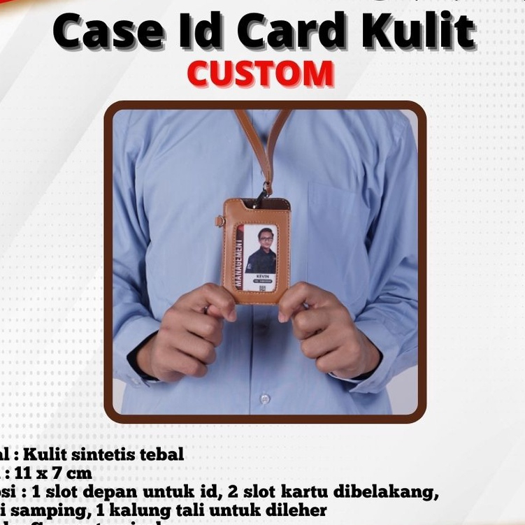 

Case Id Card Kulit(leather) custom