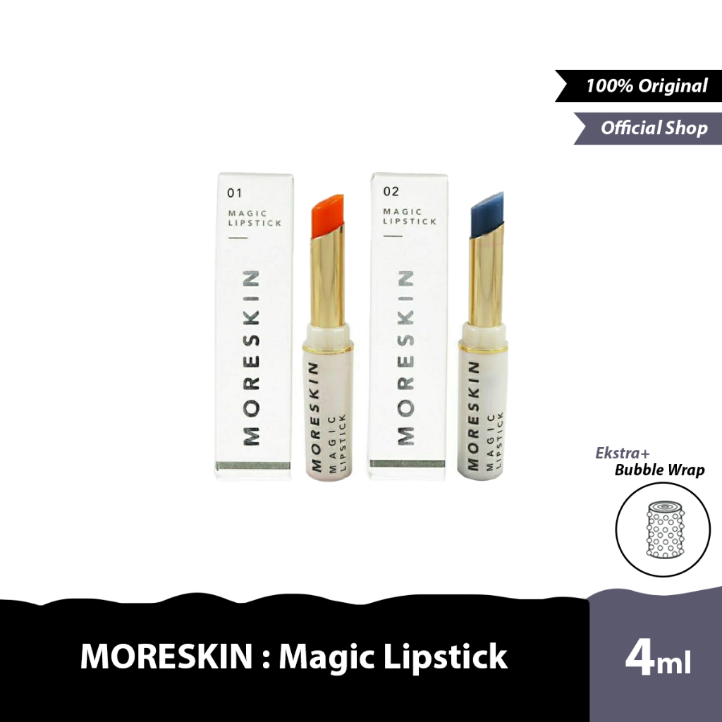 Moreskin Magic Lipstik / Lipstik Moreskin Tahan Lama / Nasa Lipstik Magic Moreskin