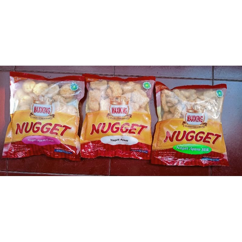 

Maxiking Chicken Nugget All Varian Kemasan 500gram