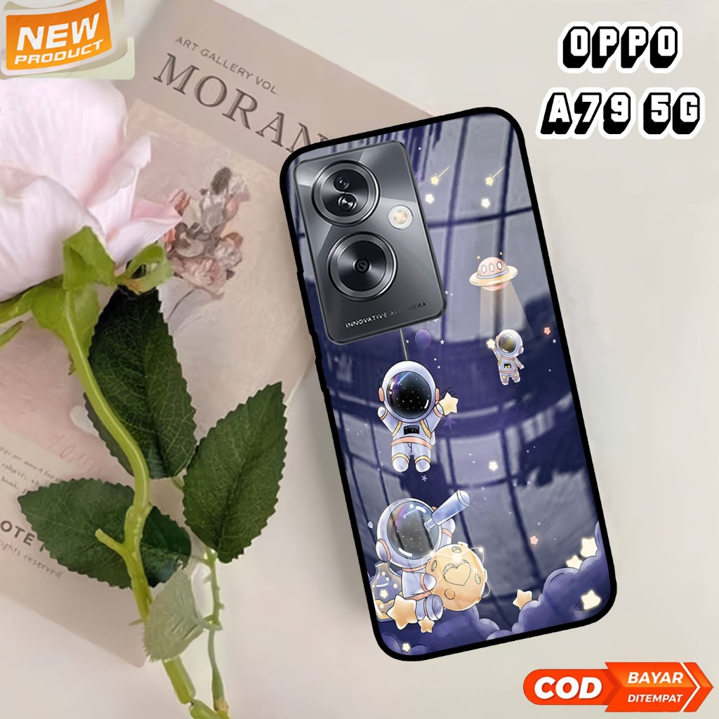 Softcase Glass Kaca Oppo A79 (T88)