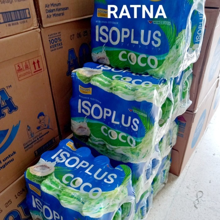 

ISOPLUS COCO / KELAPA MINUMAN ISOTONIK BOTOL 350ML DUS ISI 12 BOTOL