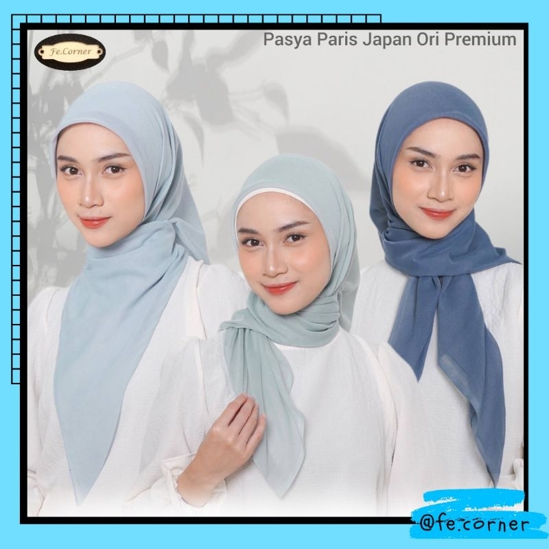 Pasya Paris Japan ORI Premium / Hijab Paris / Paris Japan Premium / Paris Japan Original
