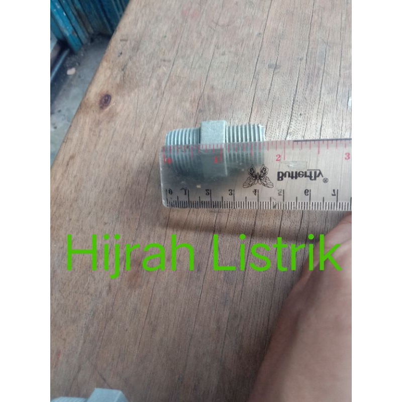 DOUBLE NEPEL PVC 1/2INCHI DOUBLE NEPEL 1/2" PVC MURAH