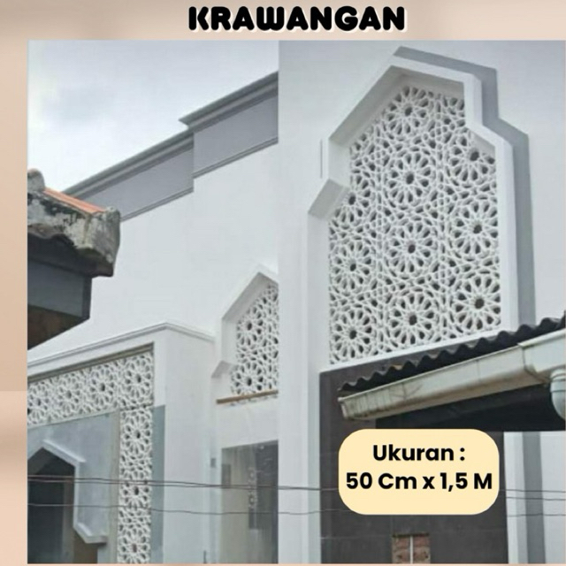 krawangan, krawangan grc, lubang angin