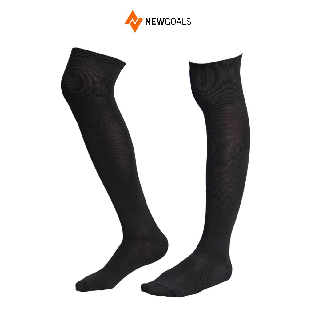 NEWGOALS - Kaos Kaki Futsal Bola Panjang Diatas Lutut Kaos Kaki Sepak Bola Polos