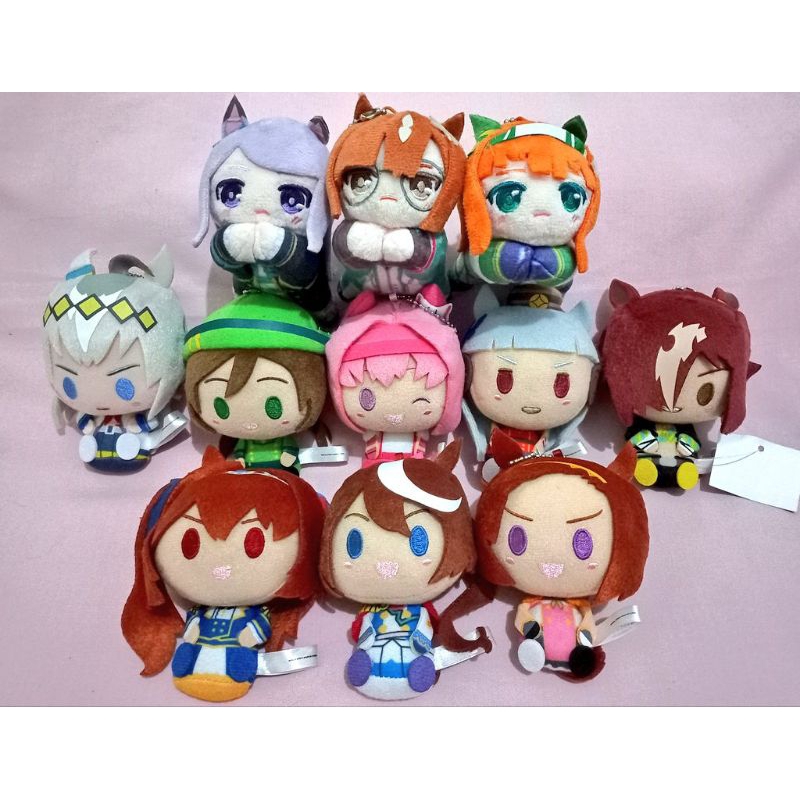 Uma Musume Mini Chokonokko Fuwakororin Hugchara Hugcot Anime Plush Haru Urara Yayoi Akikawa Ikuno Di