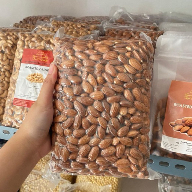 

Kacang Almond Panggang Almond Roasted Gurih Enak Murah