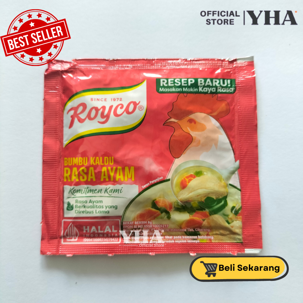 

ROYCO Rasa Ayam 8gr Bumbu Penyedap Masakan