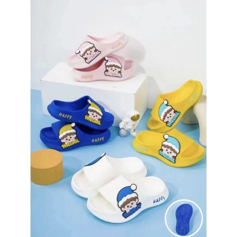 Tokorara.id Se-1527 Sendal tali anak karakter Sandal anak jelly import cakep nyaman dipake