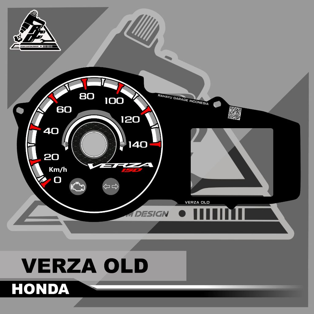 PAPAN SPEEDOMETER CUSTOM VERZA OLD PANEL SPIDOMETER CUSTOM VERZA OLD