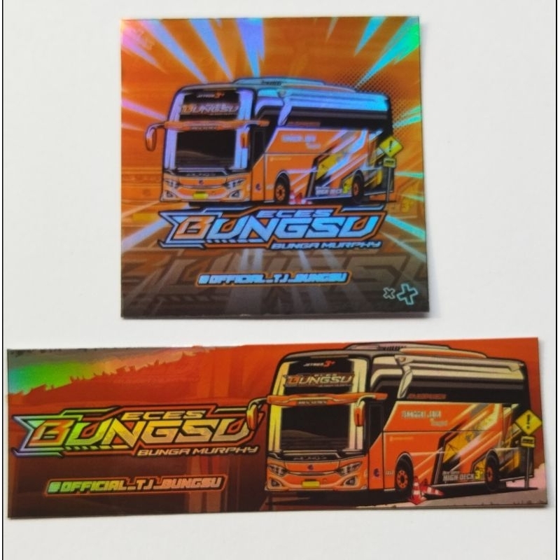 

stiker paket Tj Bungsu 2 pcs anti air