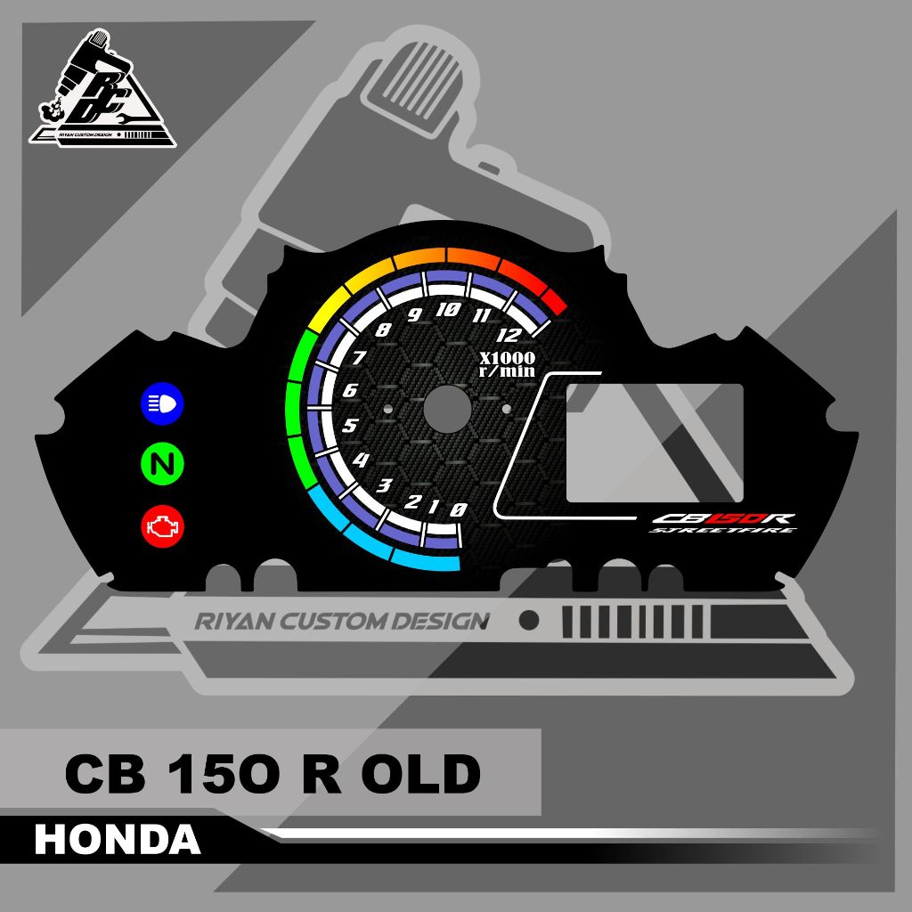 PAPAN SPEEDOMETER CUSTOM CB 150R OLD PANEL SPIDO METER CUSTOM CB 150R OLD