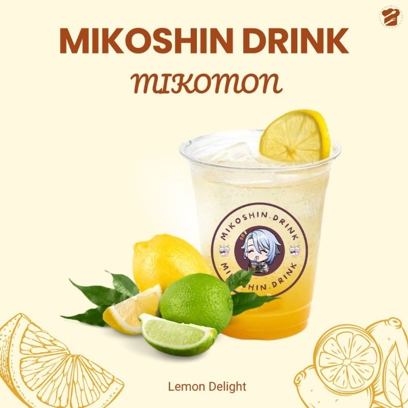 Mikomon (Lemon Squash dan Yakult) by Mikoshin Drink Botol 250 ml - ES LEMON VIRAL - Minuman Ala Cafe