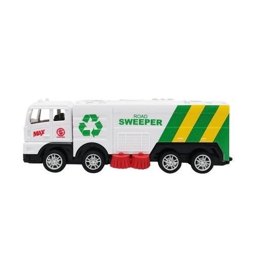 Cruzer City Service Road Sweeper Truck 1:55 Diecast