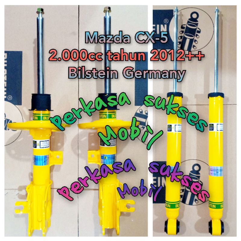 shockbreaker shock absorber mazda cx-5 2.000cc tahun 2012 2013 depan & belakang bilstein Germany