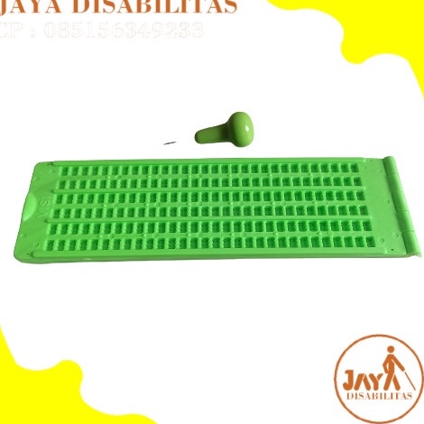 

KODE L52P REGLET RIGLET 6 BARIS ALAT TULIS TUNANETRA HURUF BRAILLE