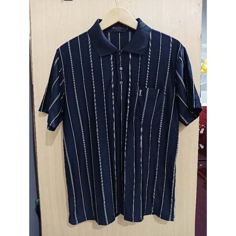 Silk polo shirt Ysl second original