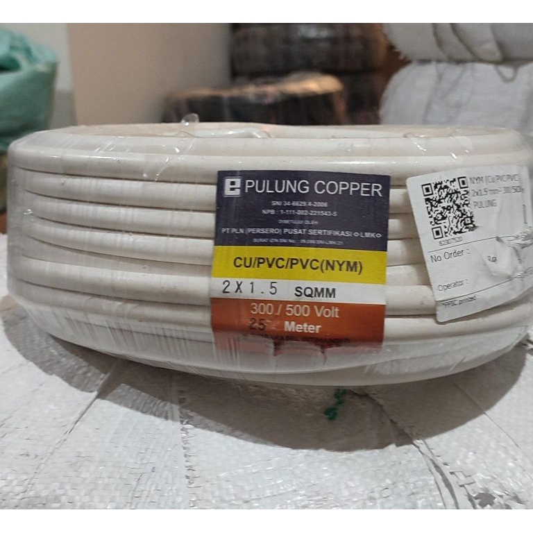 KODE C54F NYM 2x15 NYM 2x15 merk Pulung Copper