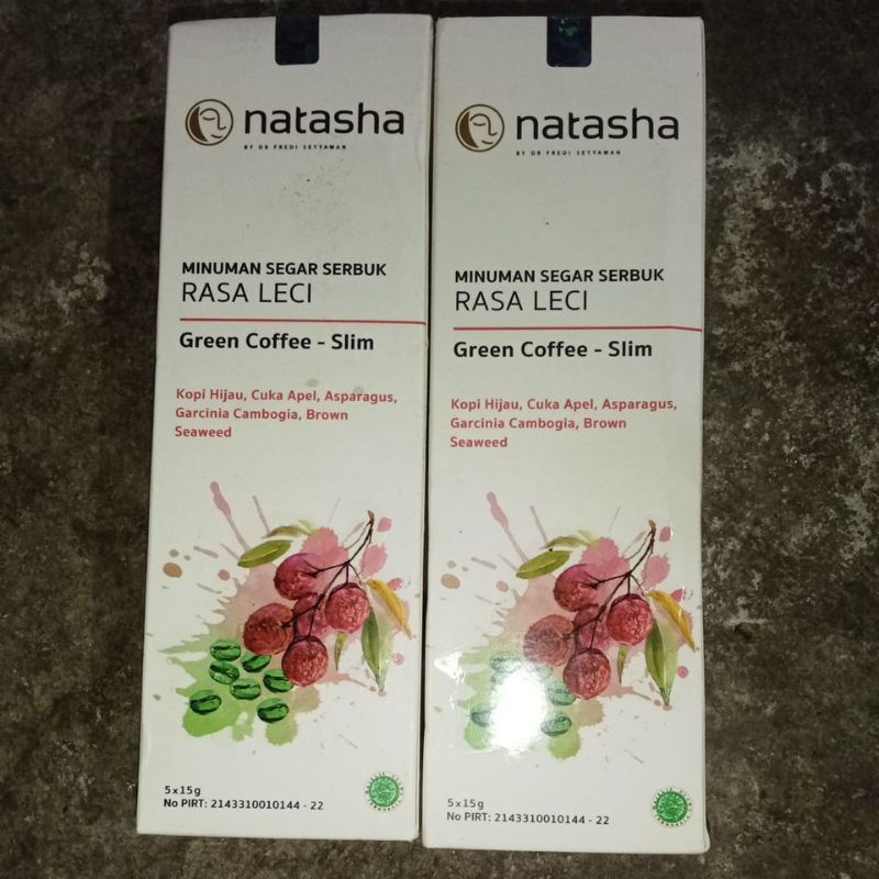 

Natasha Minuman segar serbuk rasa leci 5x15g