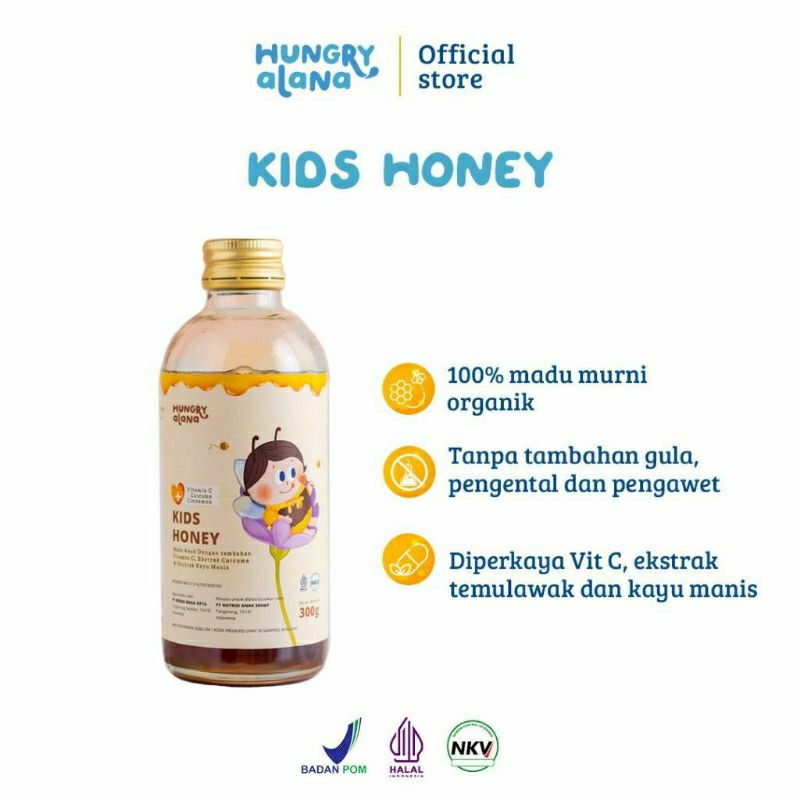 

Ready Madu Hungry Alana Kids Honey / Termurah !!