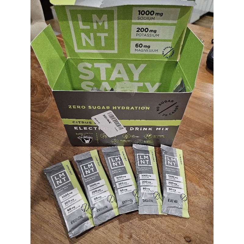 

LMNT Electrolyte Drink Mix Citrus Salt