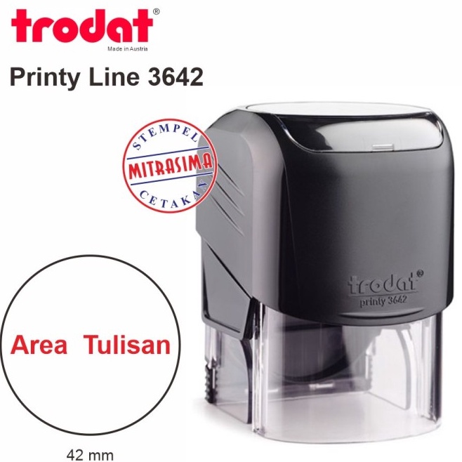 

KODE X32N Trodat stempel bulat kosongan printy diameter 42mm 3642