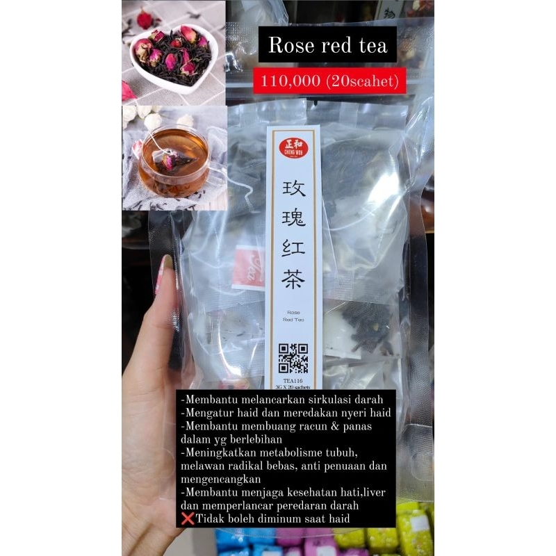 

ROSE RED TEA 20TEABAG CHENGWOH MALAYSIA
