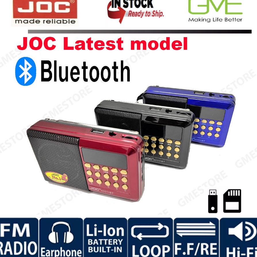Dijual Murah Speaker JOC H111 USB  JOC H111BT Music Player FM Radio  Radio Kecil  Radio Digital