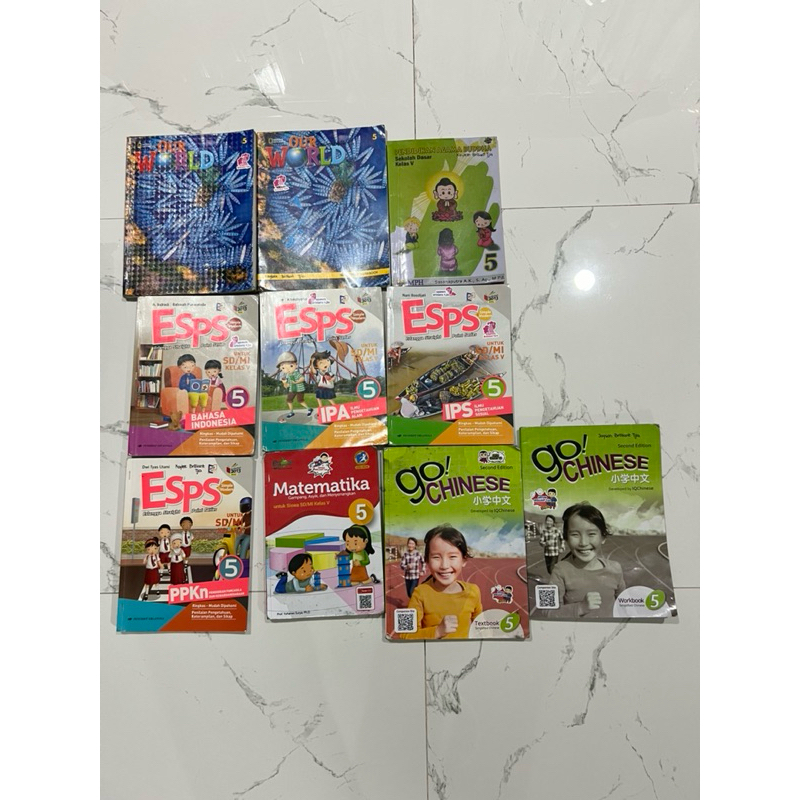 

jual 1 set buku cetak kelas 5 SD sutomo 1