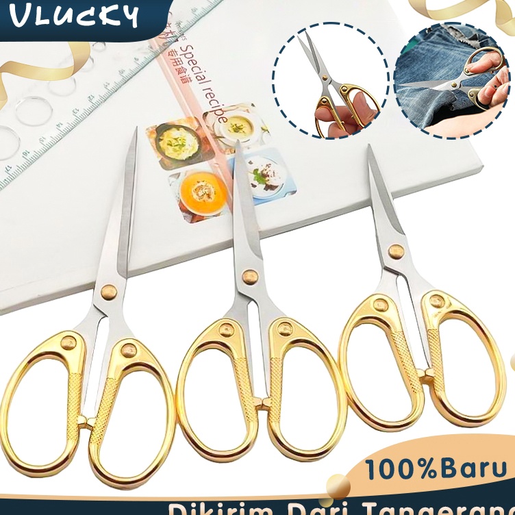 

KODE Q4J Gunting Potong Bahan Kain Gunting Kain Gunting Jahit Stainless Sewing Scissor