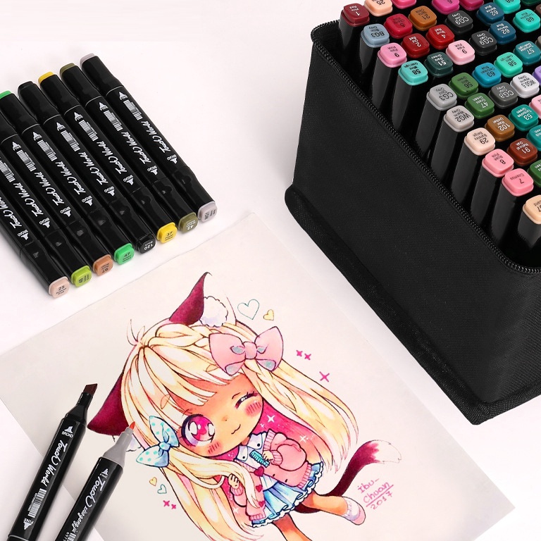 

KODE R88I 48PCS SPIDOL TOUCH ART MAKER GRAPHIC ART MAKER PEN COLOR SPIDOL WARNA PEN58